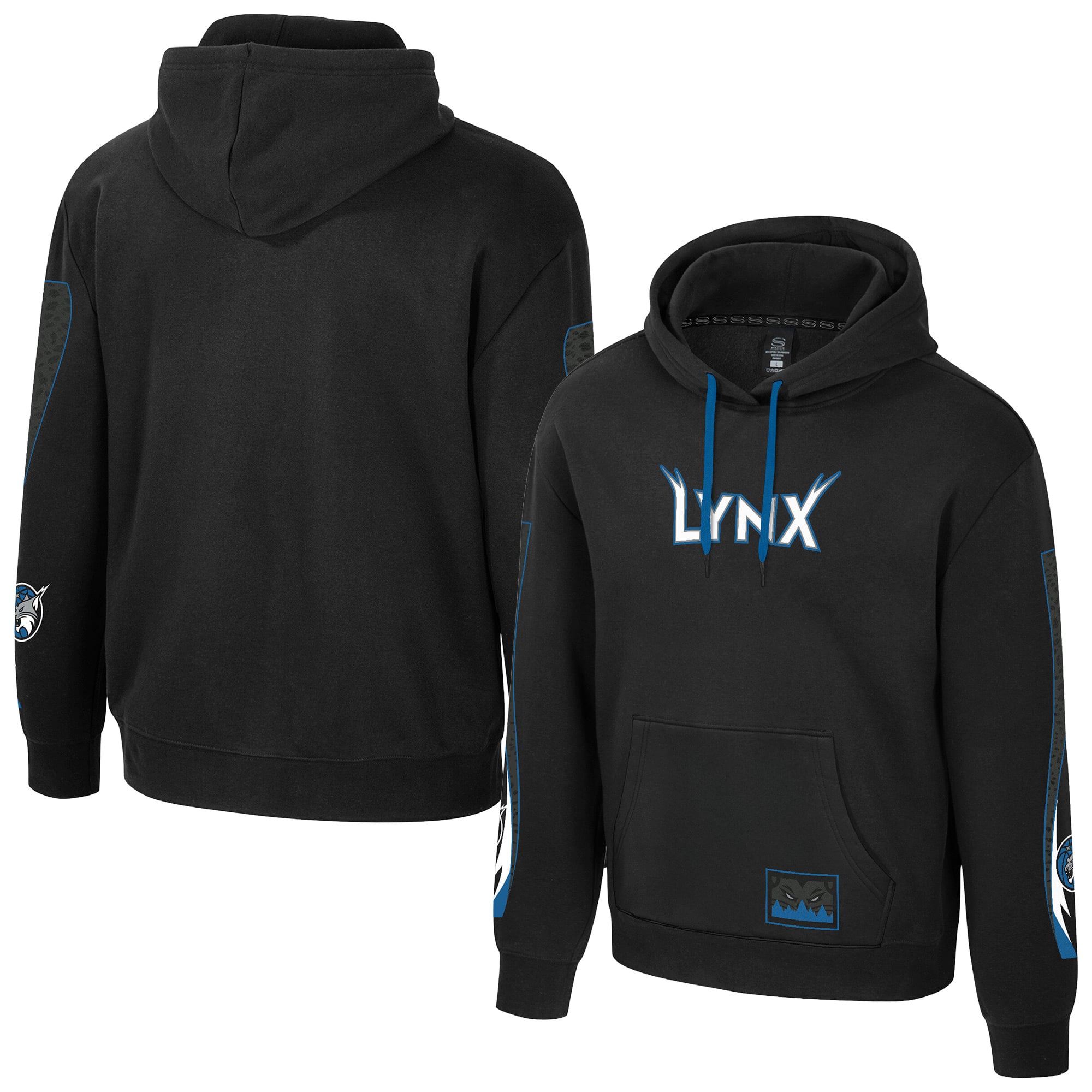 Unisex Stadium Essentials  Black Minnesota Lynx Rebel Hoodie