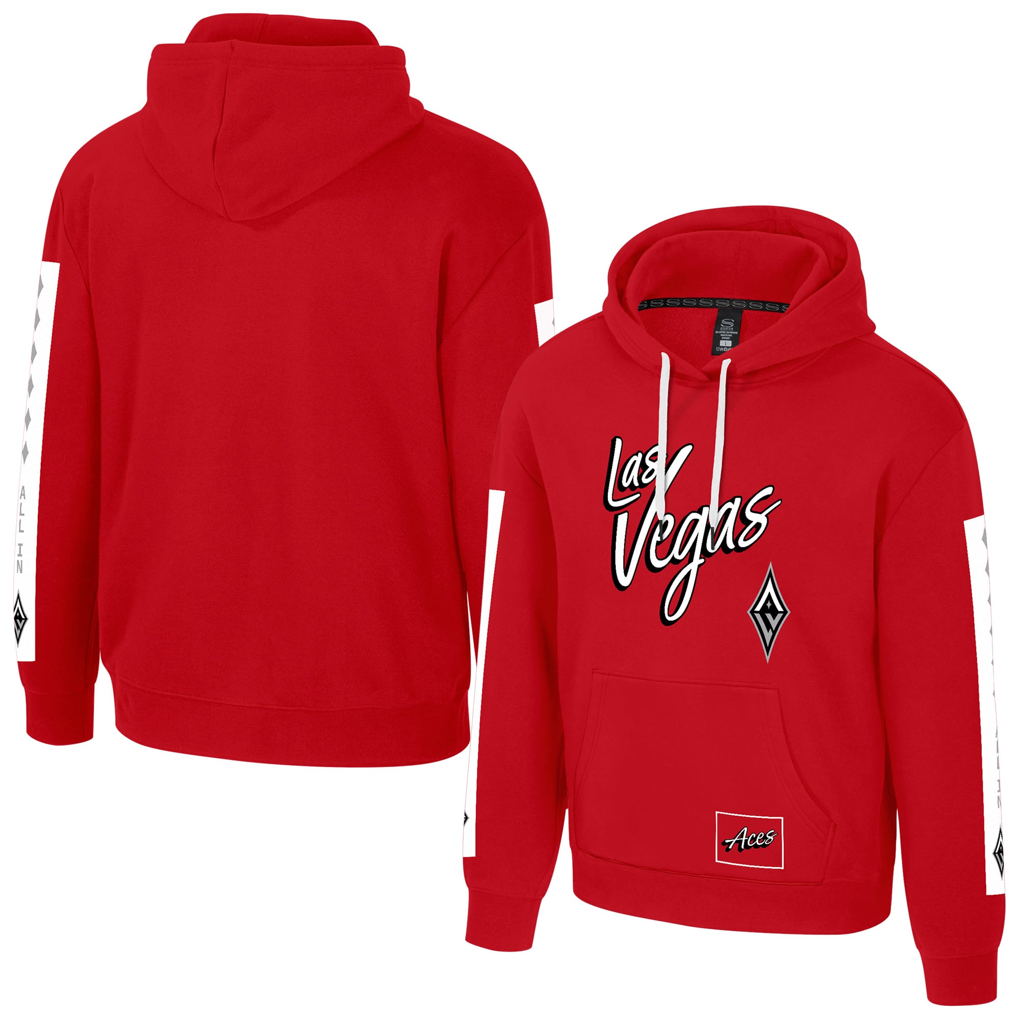 Unisex Stadium Essentials  Red Las Vegas Aces Rebel Hoodie