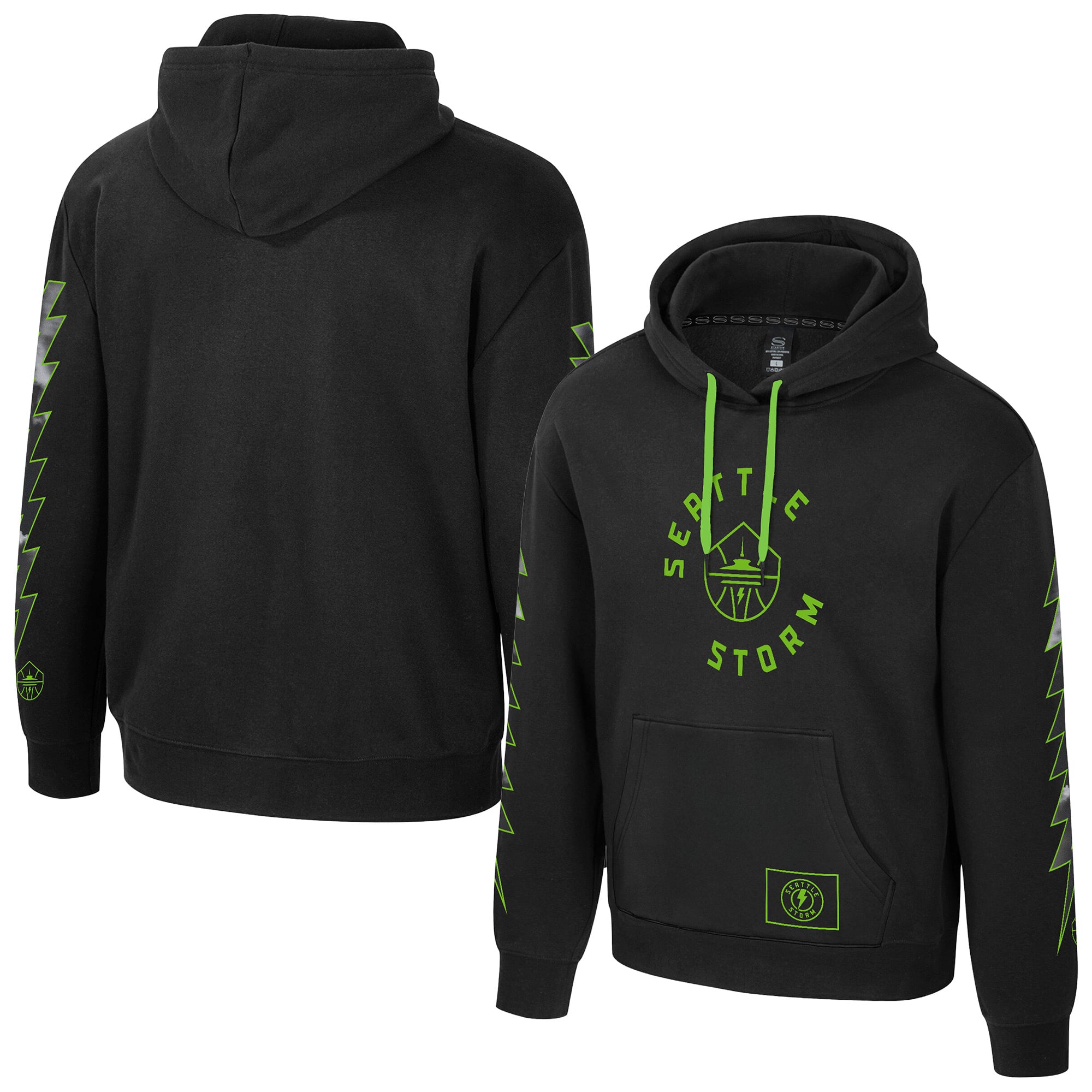 Unisex Stadium Essentials  Black Seattle Storm Rebel Hoodie