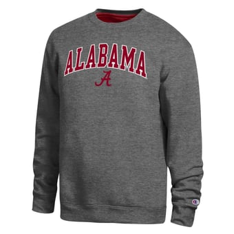 Men's Champion  Charcoal Alabama Crimson Tide Arch Sweatshirt