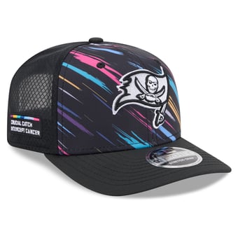 Youth New Era Black Tampa Bay Buccaneers 2026 NFL Crucial Catch 9SEVENTY Adjustable Trucker Hat