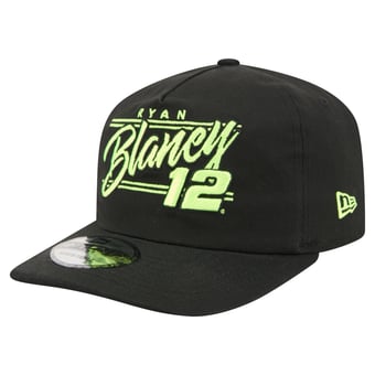 Men's New Era  Black Ryan Blaney Driver Script 19TWENTY Adjustable Hat