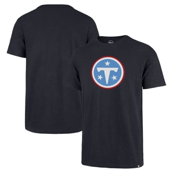 Men's '47  Navy Tennessee Titans Scrum T-Shirt
