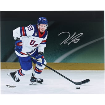 Jake Guentzel Team USA Autographed 8" x 10" 2026 Winter Olympics Gold Medal Winner Photograph