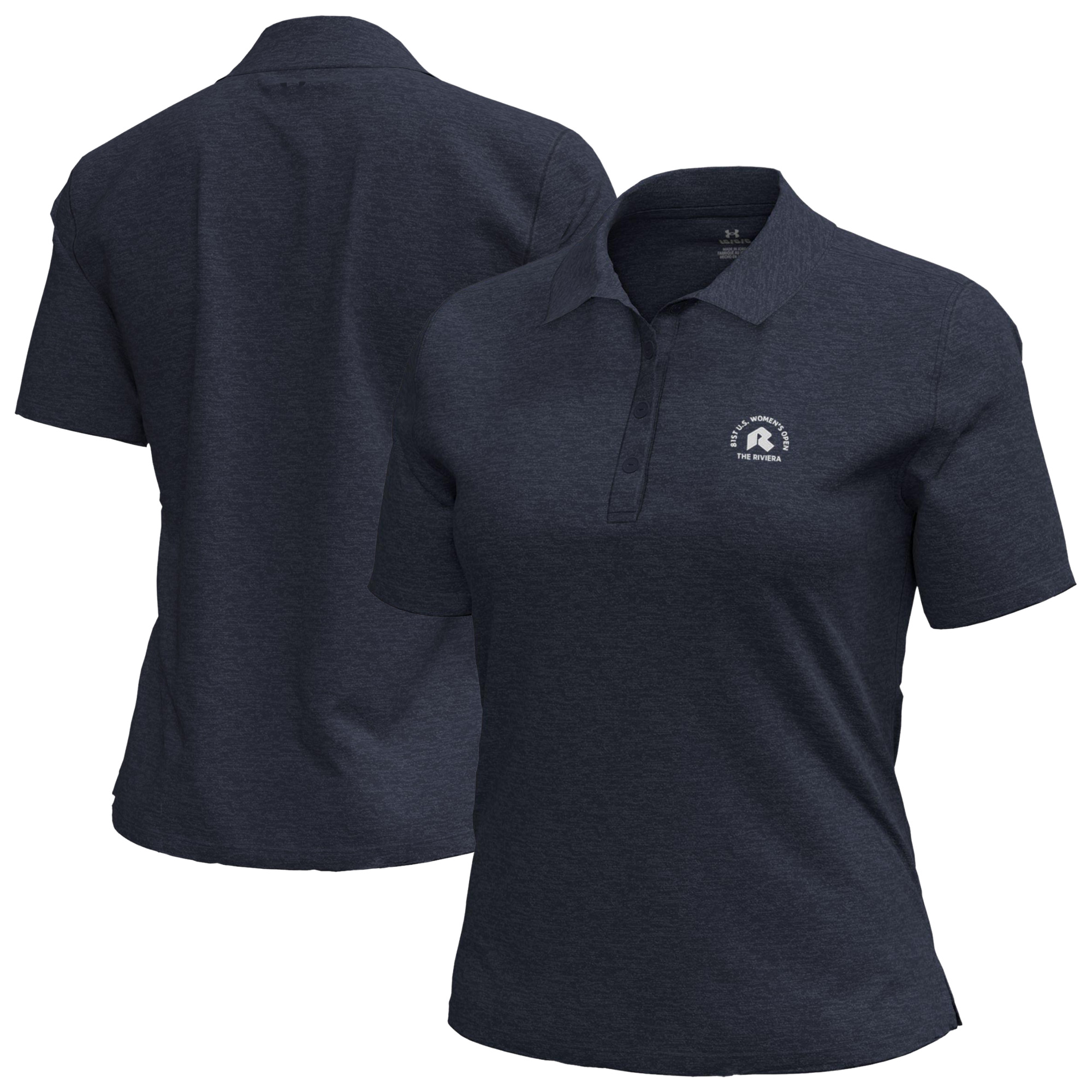 Women’s 2026 U.S. Women’s Open Under Armour Navy Drive Polo Women’s 2026 U.S. Women’s Open Under Armour Navy Drive Polo