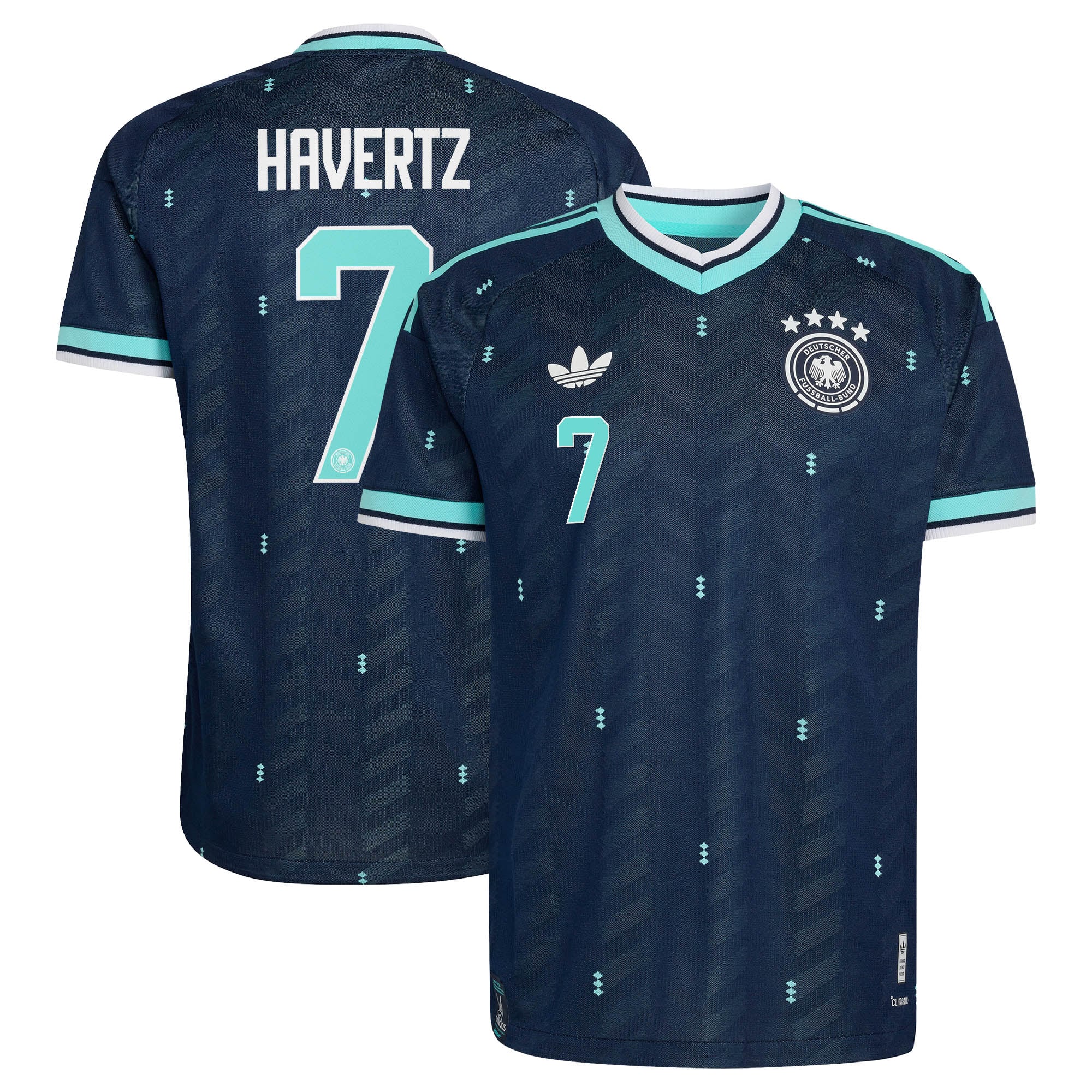 Men's adidas Kai Havertz Navy Germany National Team 2026 Away On-Field Authentic Jersey