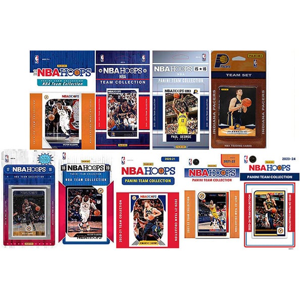 Indiana Pacers Multi-Season Trading Card Set
