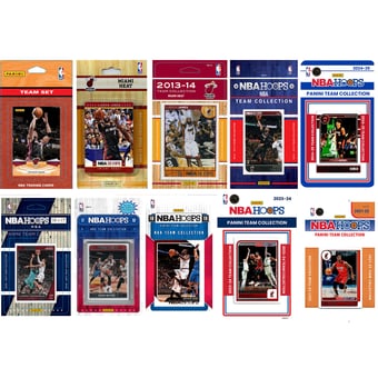 Miami Heat Multi-Season Trading Card Set