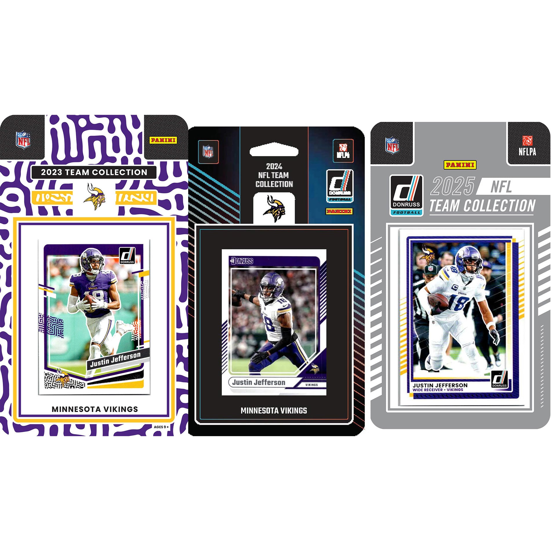 Minnesota Vikings Multi-Season Trading Card Set