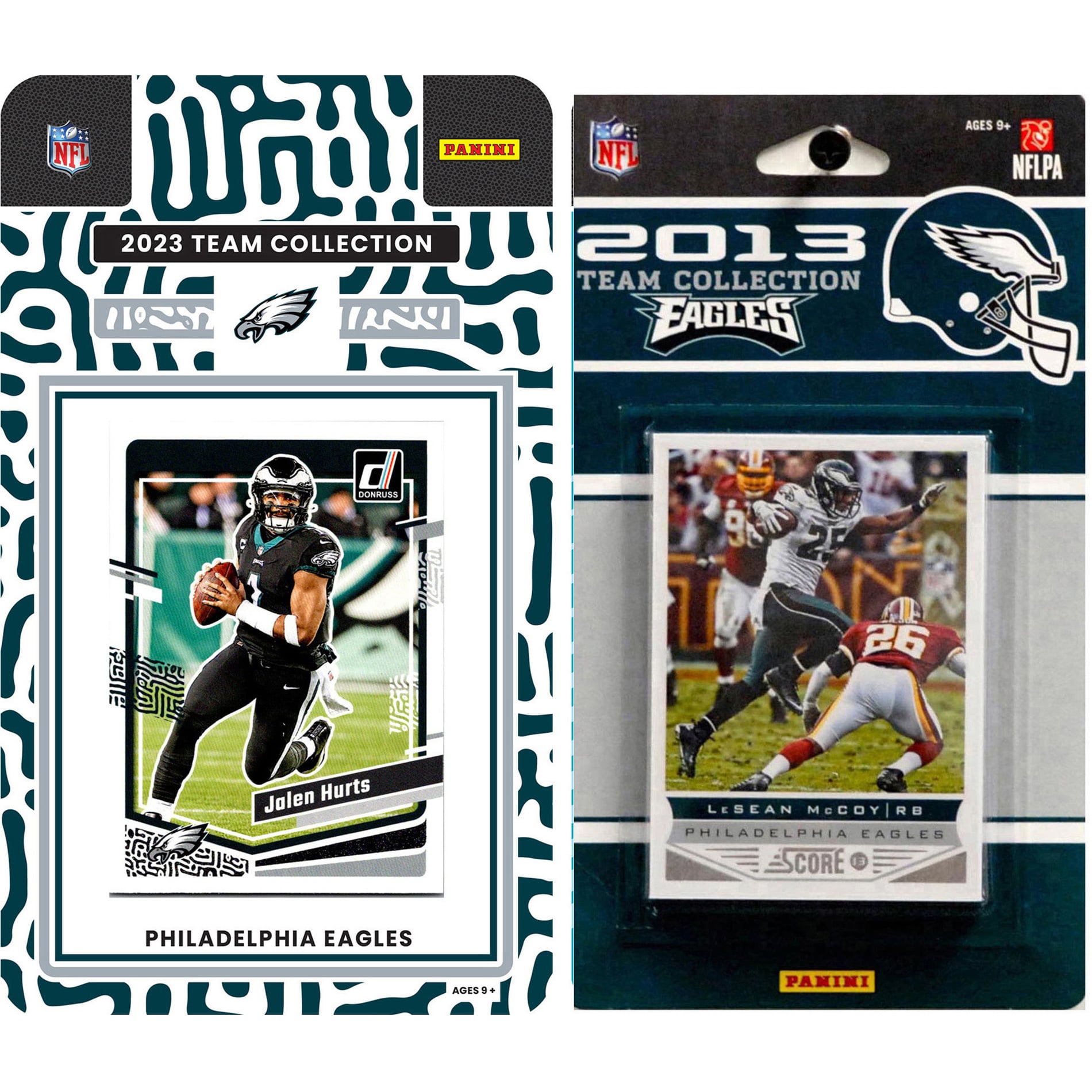 Philadelphia Eagles Multi-Season Trading Card Set