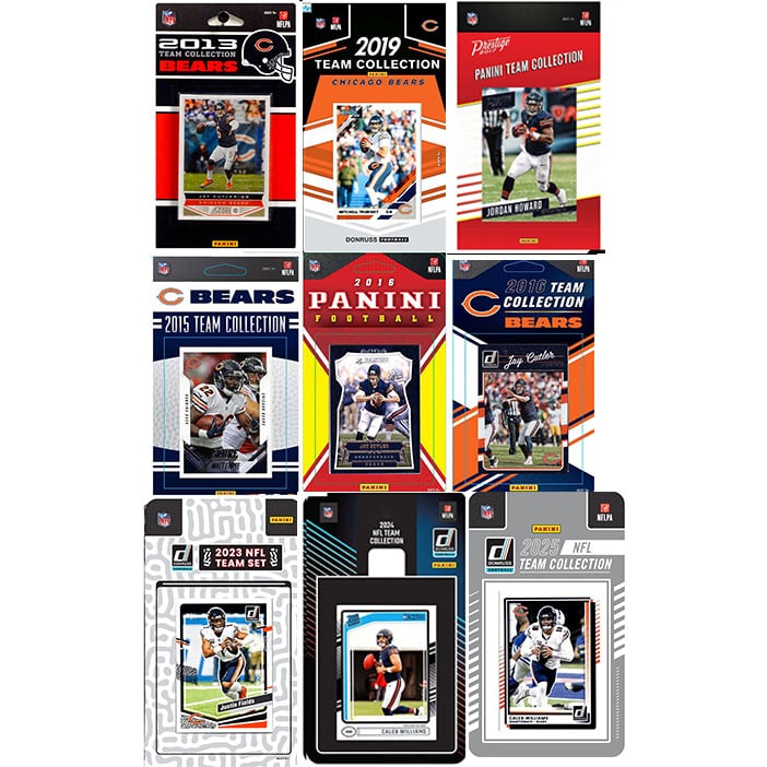 Chicago Bears Multi-Season Trading Card Set