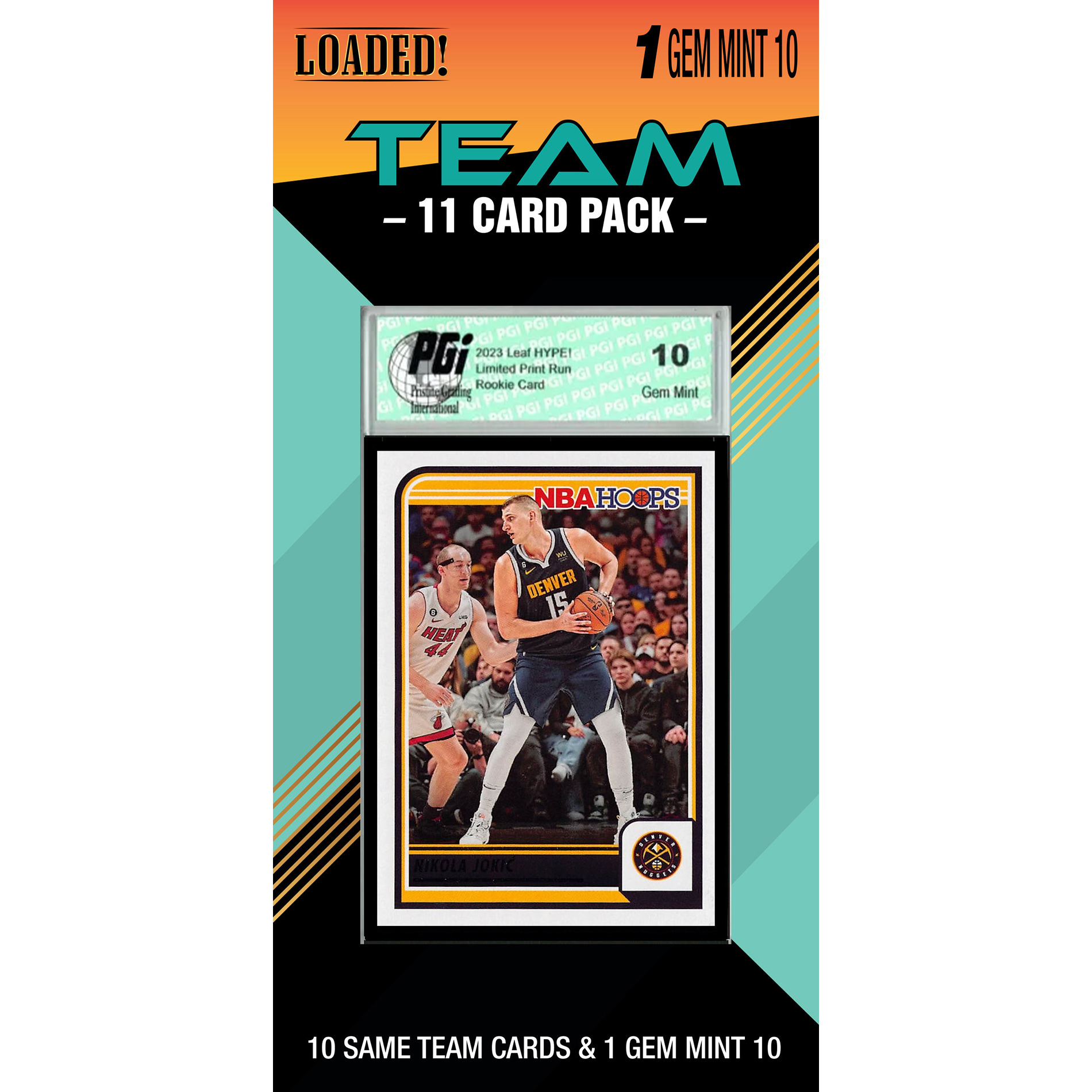 Denver Nuggets Trading Card Pack