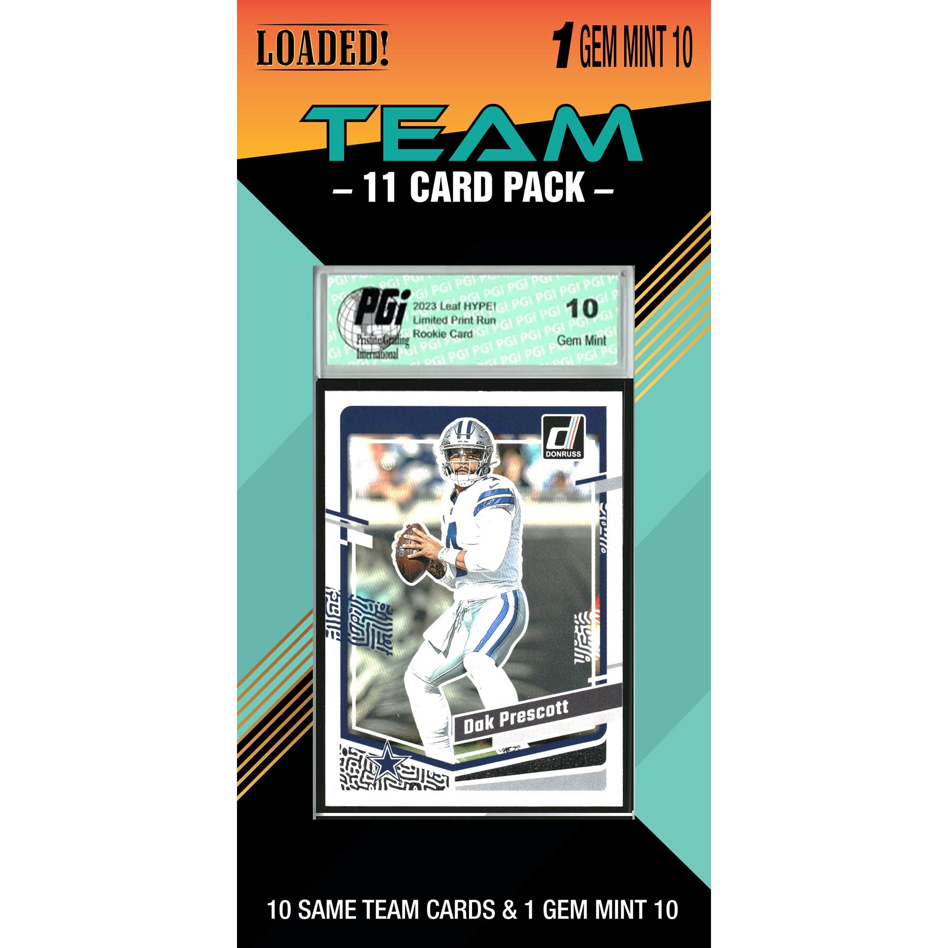 Dallas Cowboys Trading Card Pack