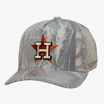 Men's Mitchell & Ness Camo Houston Astros Perfect Pro Pinch Adjustable Hat