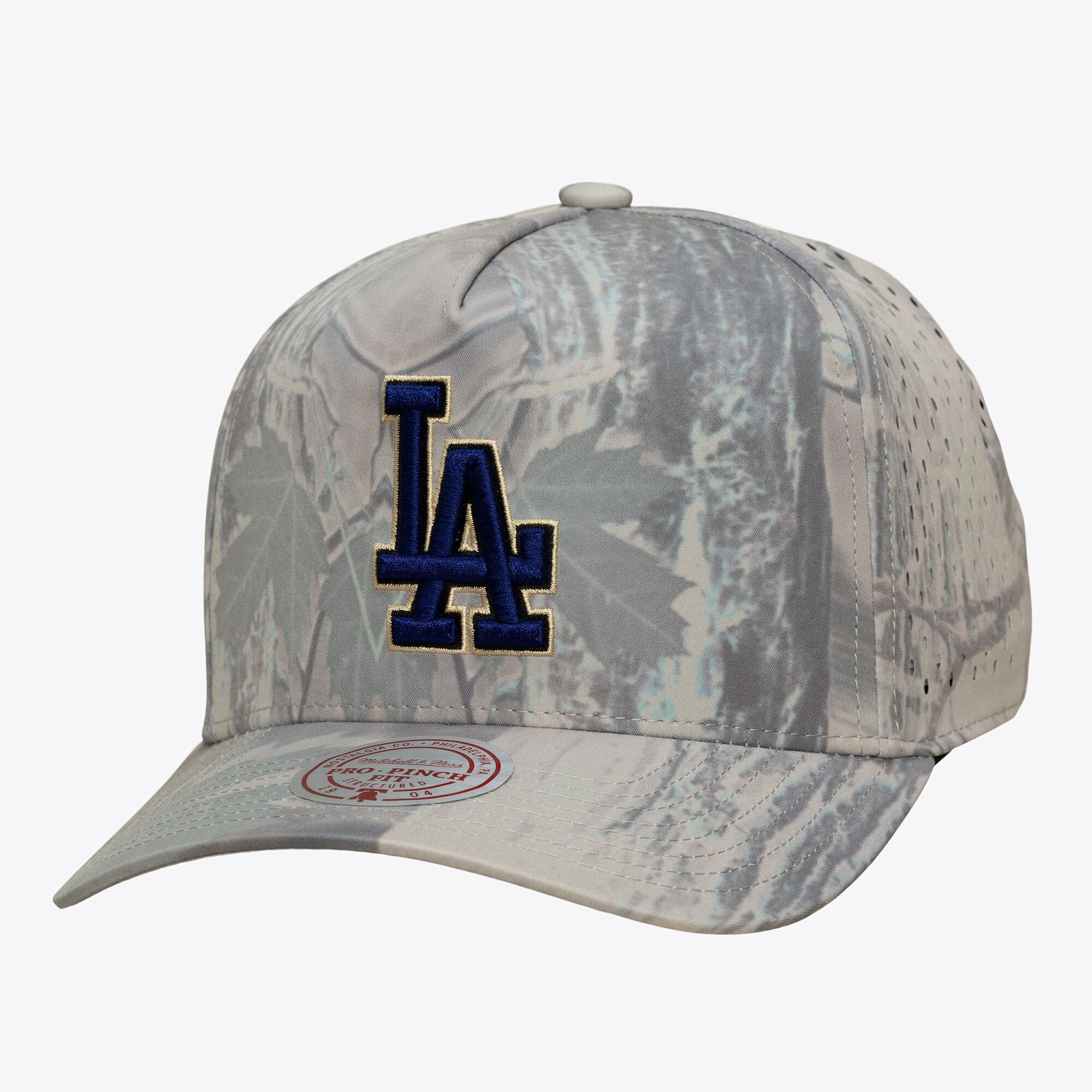 Men's Mitchell & Ness Camo Los Angeles Dodgers Perfect Pro Pinch Adjustable Hat
