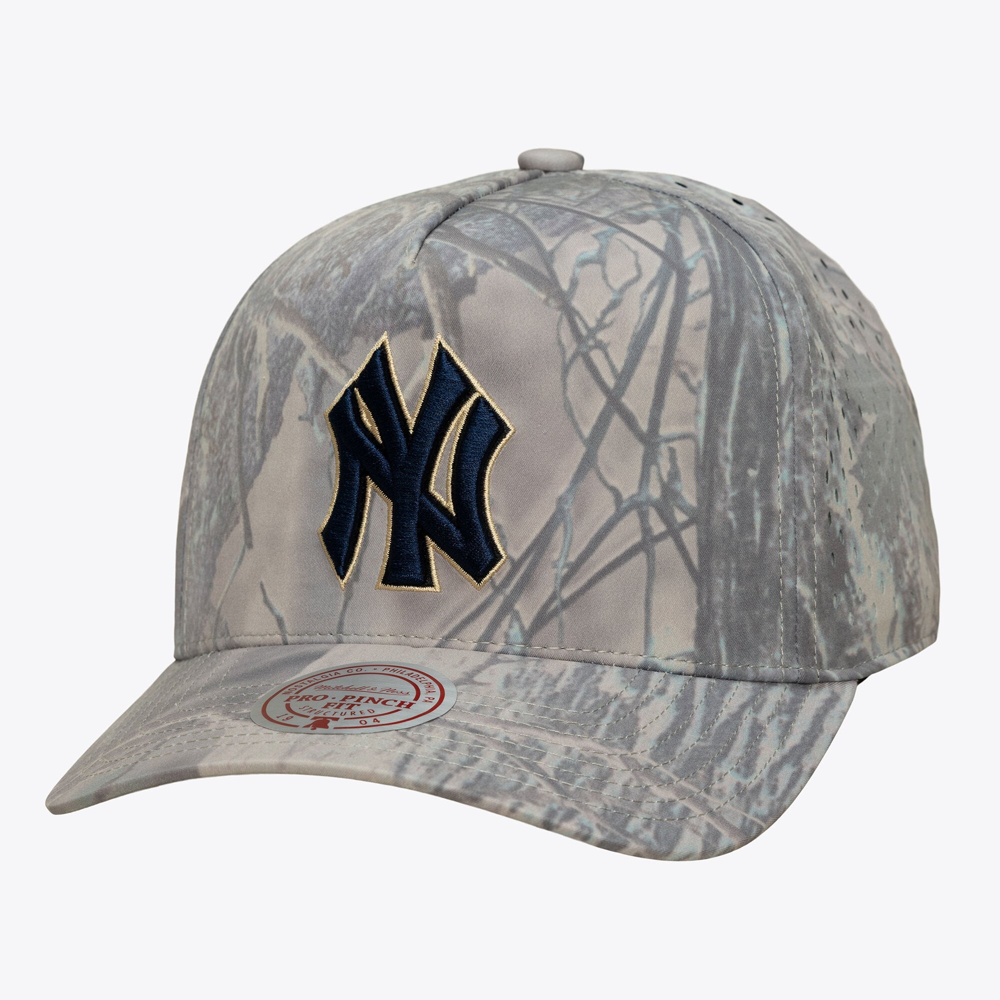 Men's Mitchell & Ness Camo New York Yankees Perfect Pro Pinch Adjustable Hat