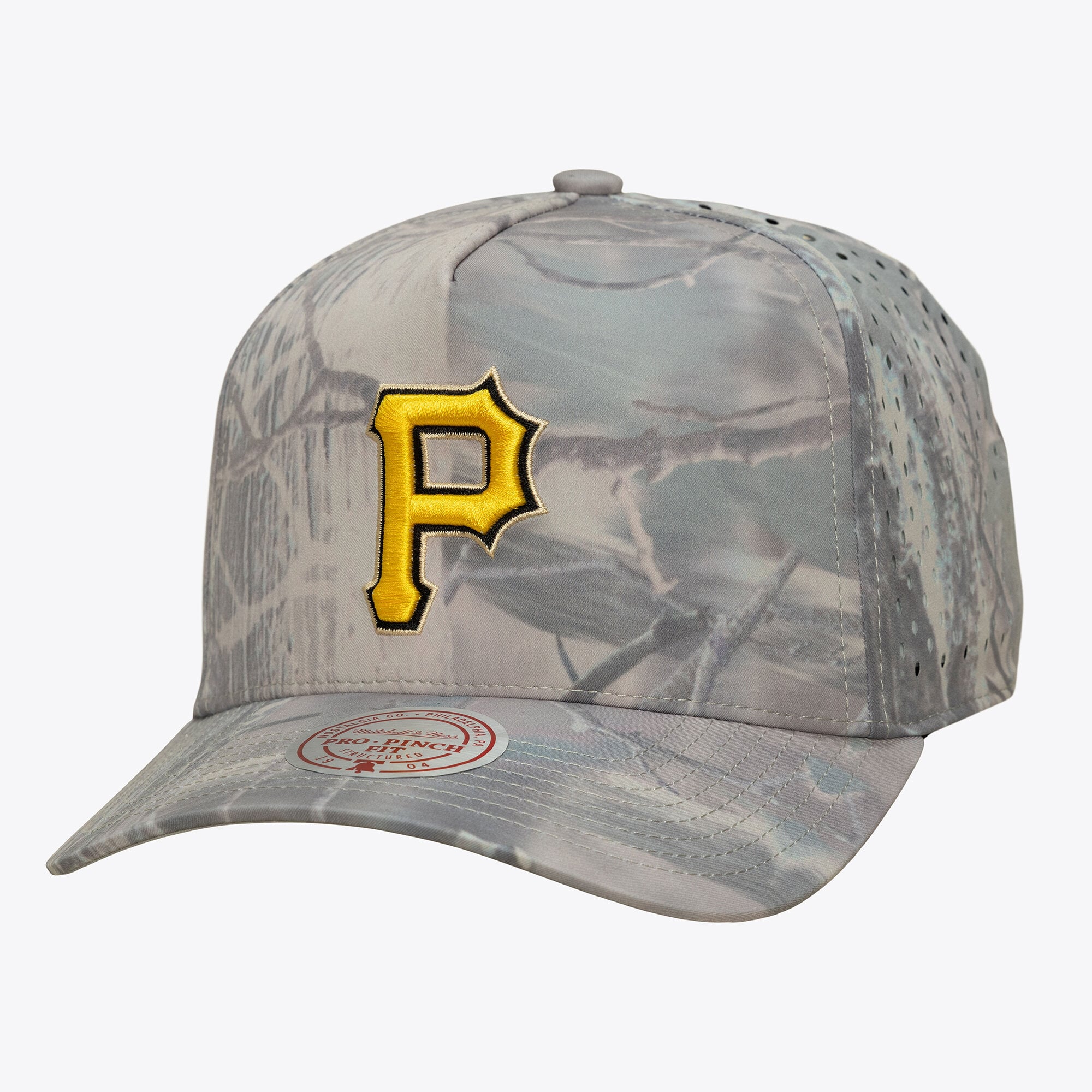 Men's Mitchell & Ness Camo Pittsburgh Pirates Perfect Pro Pinch Adjustable Hat