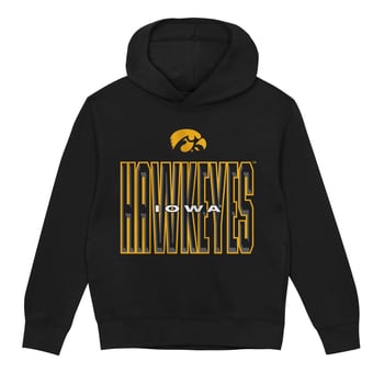 Preschool Outerstuff Black Iowa Hawkeyes Field General Fleece Hoodie