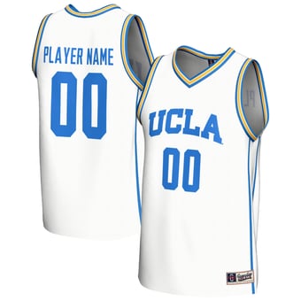 Youth GameDay Greats White UCLA Bruins NIL Pick-A-Player Lightweight Basketball Fashion Jersey