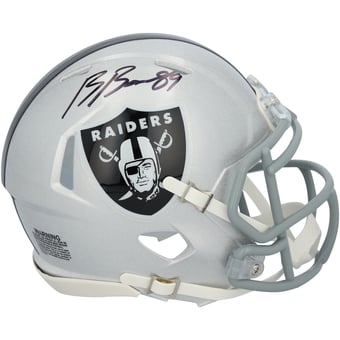 Brock Bowers Las Vegas Raiders Autographed Riddell Speed Mini Helmet