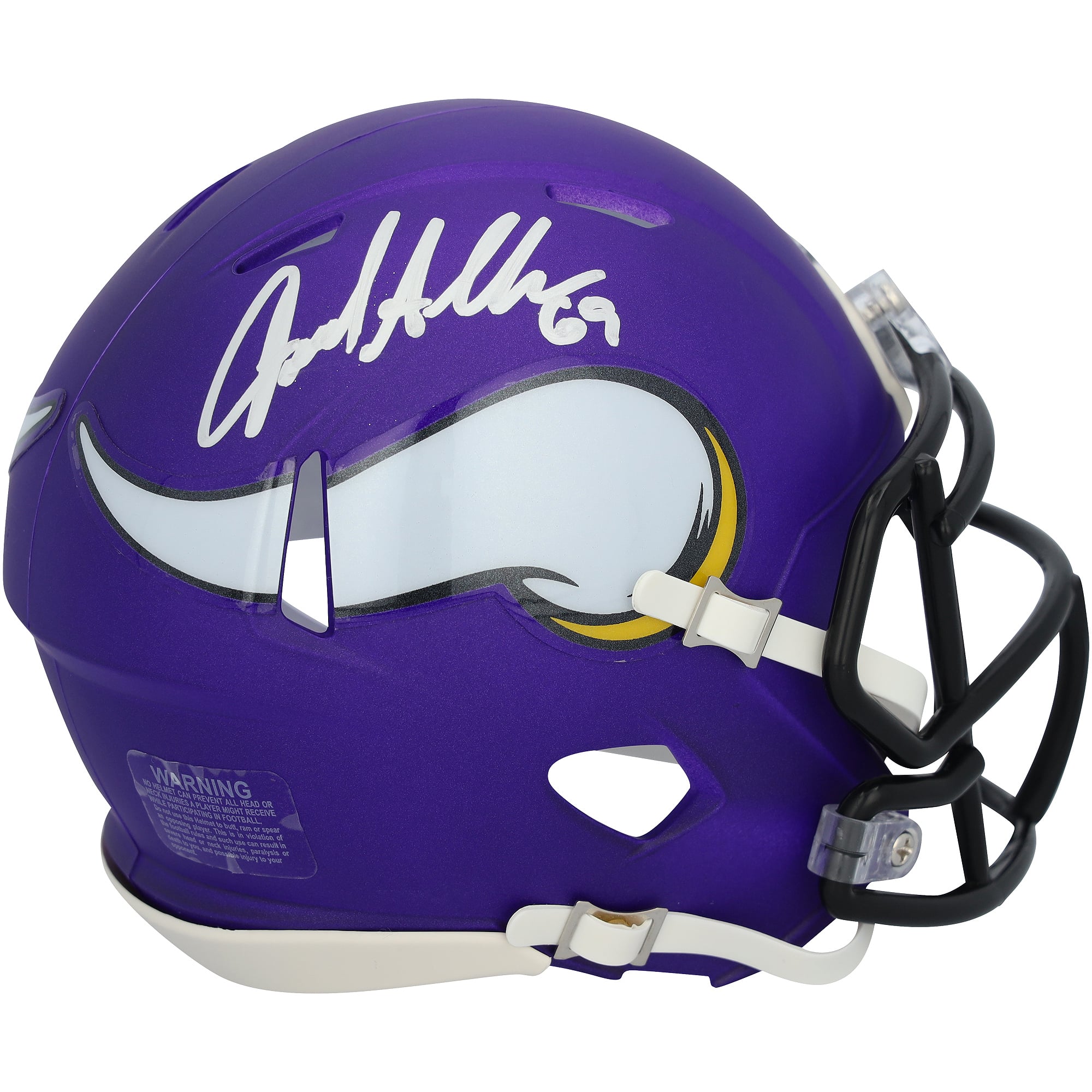 Jared Allen Minnesota Vikings Autographed Riddell Speed Mini Helmet