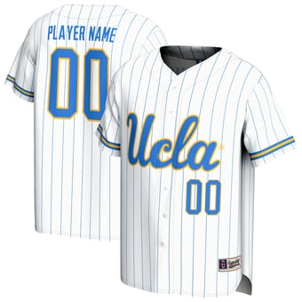 Youth GameDay Greats White UCLA Bruins NIL Pick-A-Player Lightweight Softball Fashion Jersey