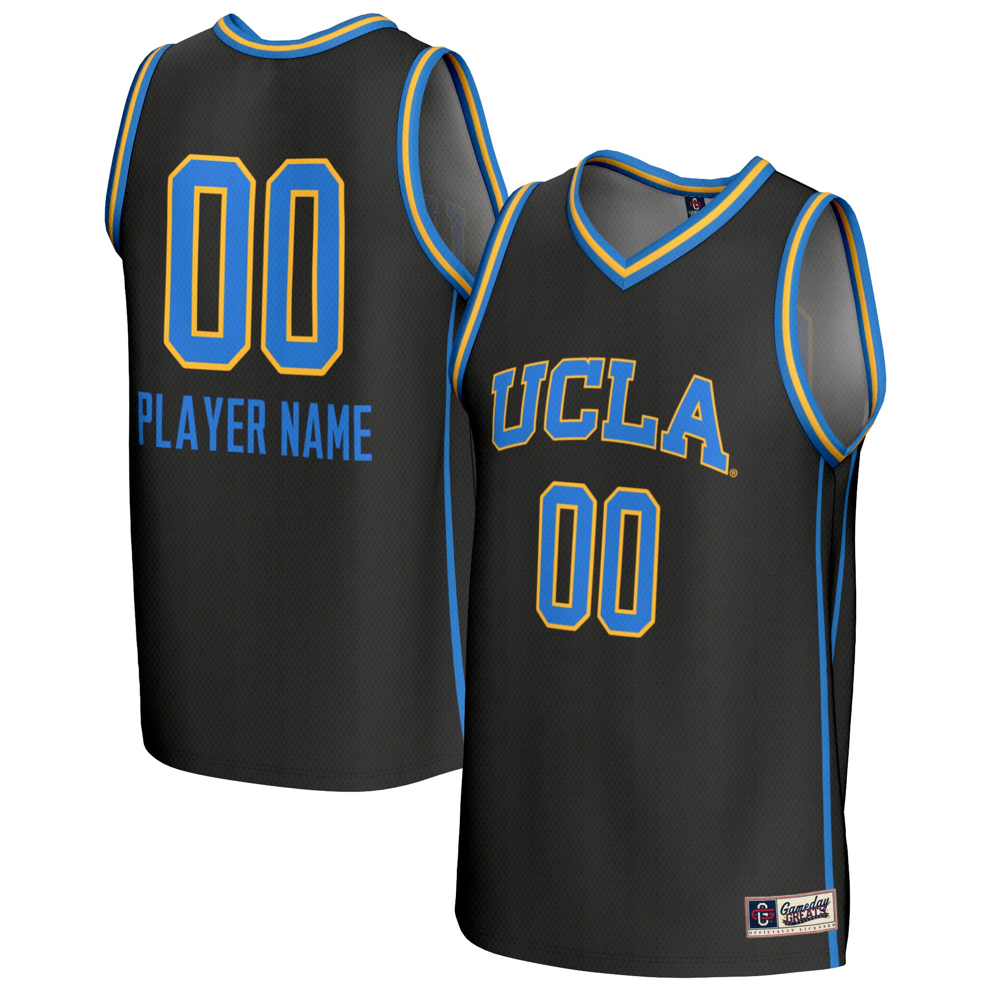 Unisex GameDay Greats Black UCLA Bruins NIL Pick-A-Player Lightweight Collegiate Women's Basketball Fashion Jersey