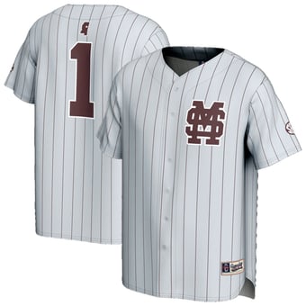 Youth GameDay Greats Gray Mississippi State Bulldogs Lightweight Collegiate Baseball Fashion Jersey