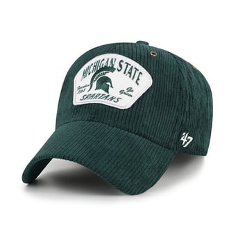 Unisex '47 Green Michigan State Spartans Accordia Corduroy MVP Adjustable Hat