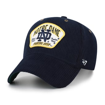 Unisex '47 Navy Notre Dame Fighting Irish Accordia Corduroy MVP Adjustable Hat
