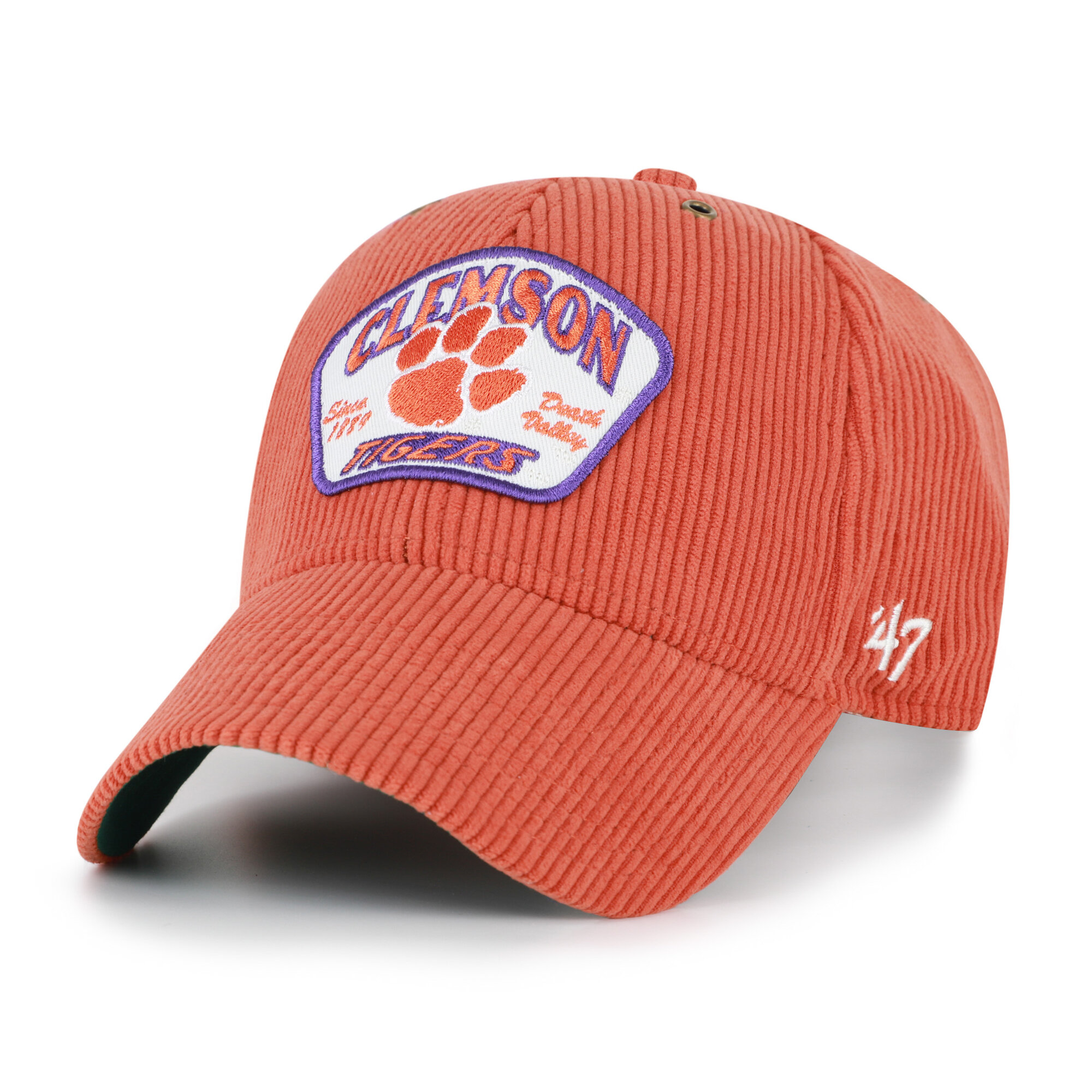 Unisex '47 Orange Clemson Tigers Accordia Corduroy MVP Adjustable Hat