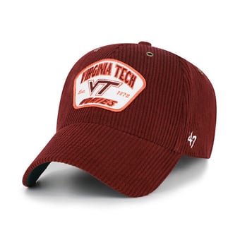 Unisex '47 Maroon Virginia Tech Hokies Accordia Corduroy MVP Adjustable Hat