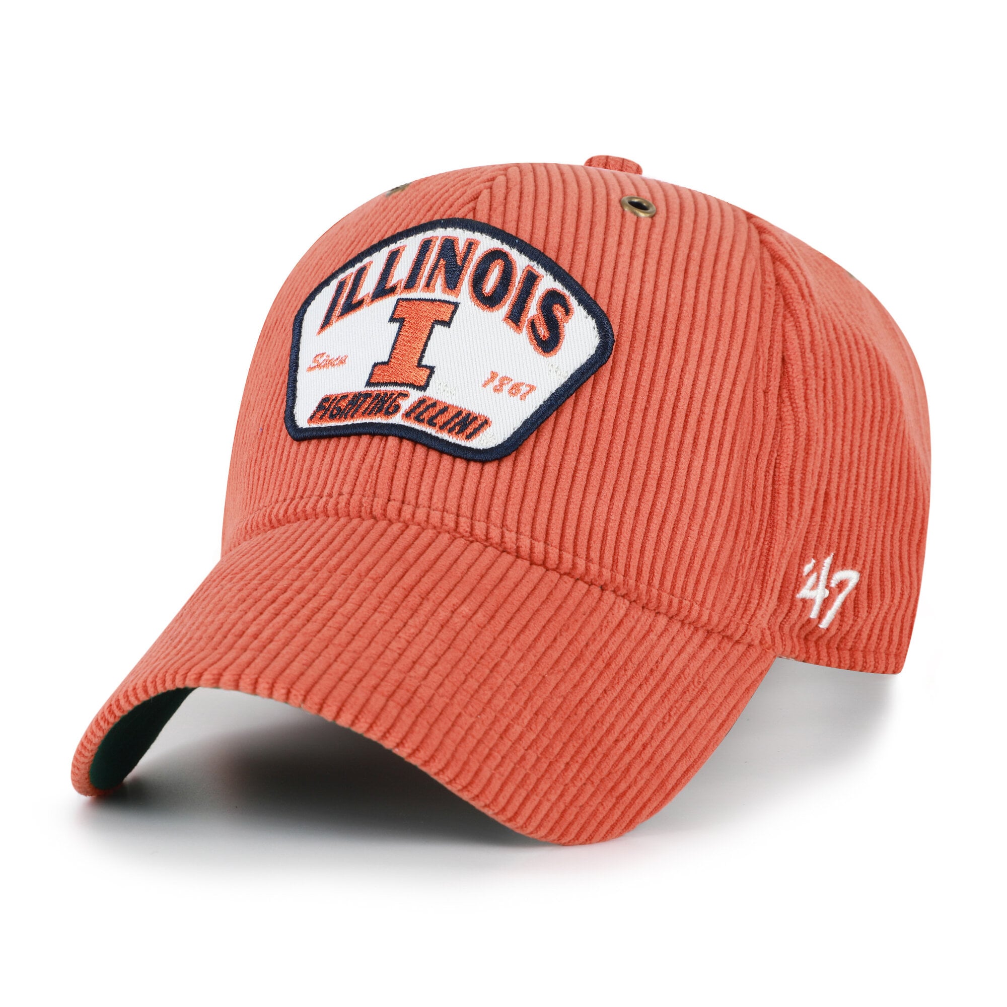 Unisex '47 Orange Illinois Fighting Illini Accordia Corduroy MVP Adjustable Hat