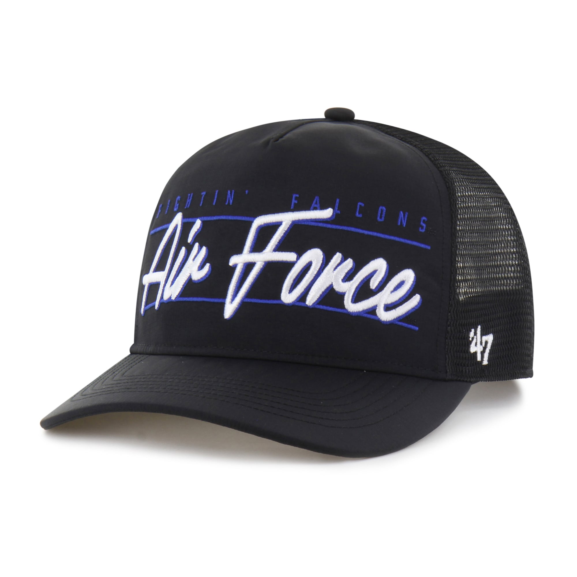 Unisex '47 Black Air Force Falcons brrr° Condor Mesh Hitch Adjustable Hat