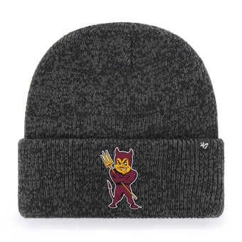 Unisex '47 Black Arizona State Sun Devils Brain Freeze Cuff Knit Hat