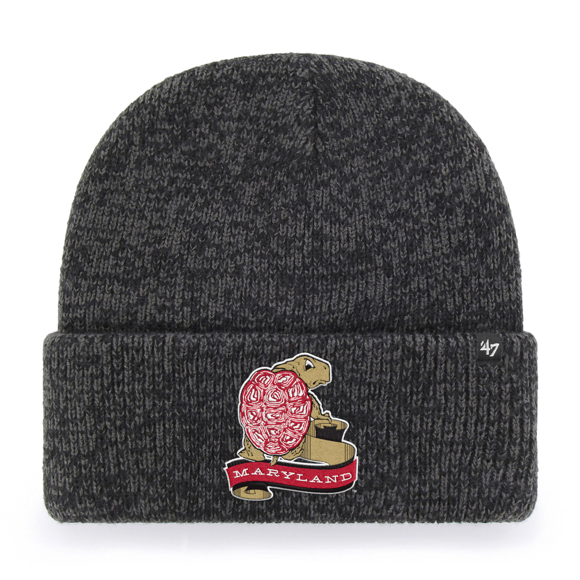 Unisex '47 Black Maryland Terrapins Brain Freeze Cuff Knit Hat