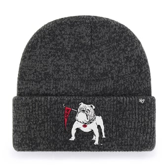 Unisex '47 Black Georgia Bulldogs Brain Freeze Cuff Knit Hat