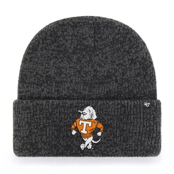 Unisex '47 Black Tennessee Volunteers Brain Freeze Cuff Knit Hat