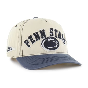 Unisex '47 Tan/Navy Penn State Nittany Lions Well-Worn Calderwood Hitch Adjustable Hat