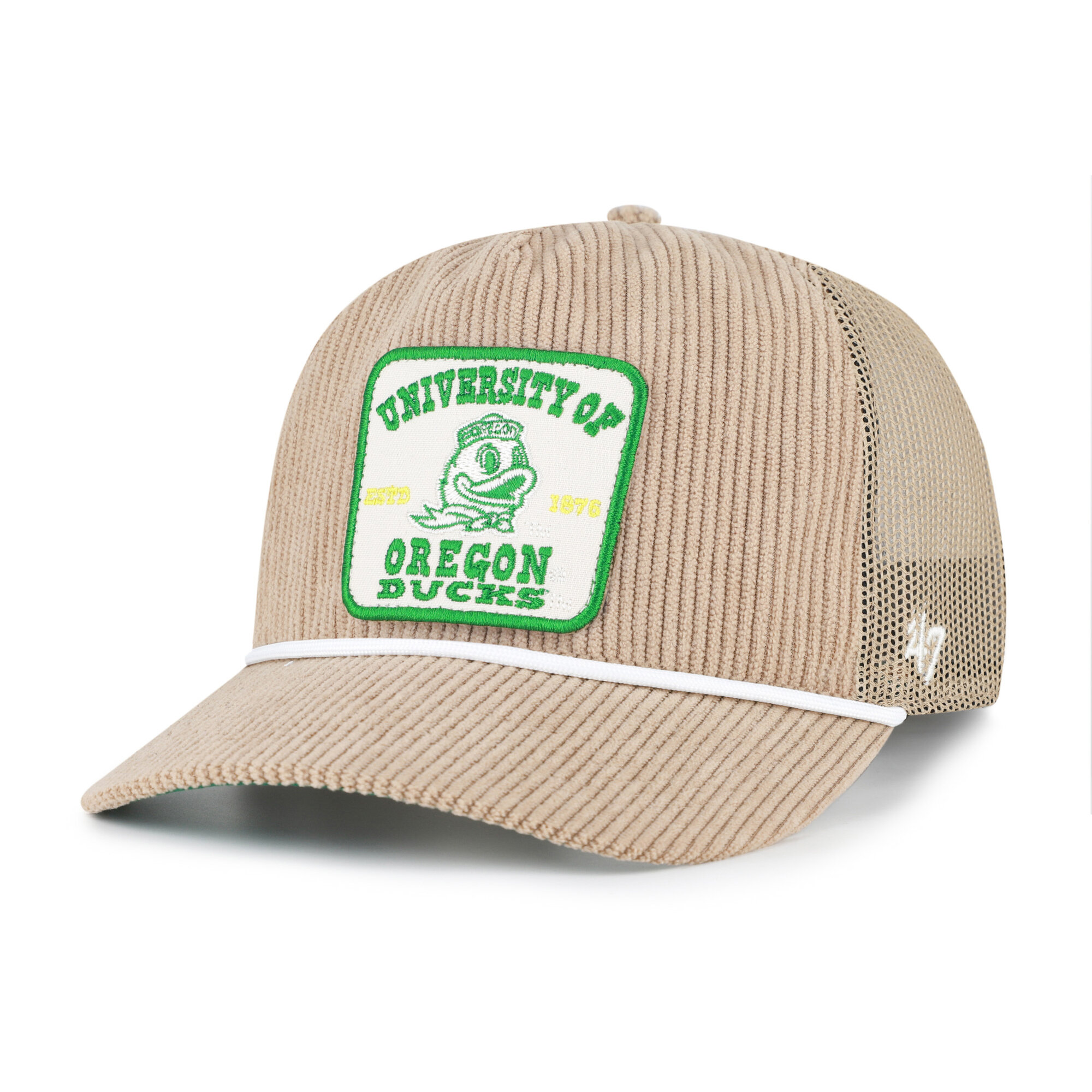 Unisex '47 Khaki Oregon Ducks Cordlandia Hitch Adjustable Hat