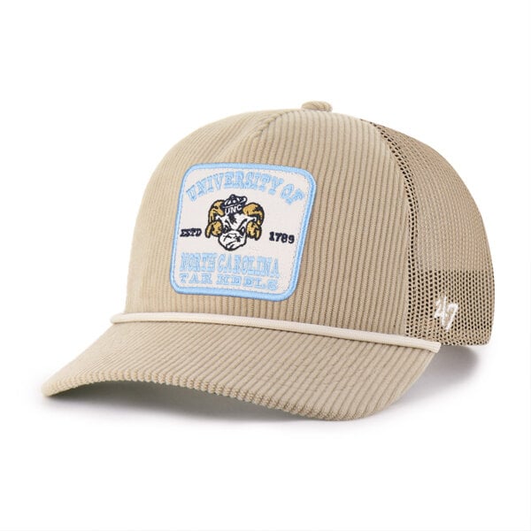 Unisex '47 Khaki North Carolina Tar Heels Cordlandia Hitch Adjustable Hat