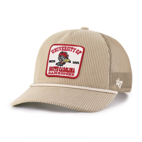 Unisex '47 Khaki South Carolina Gamecocks Cordlandia Hitch Adjustable Hat