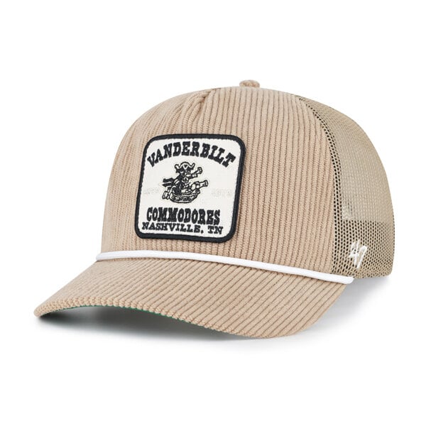 Unisex '47 Khaki Vanderbilt Commodores Cordlandia Hitch Adjustable Hat
