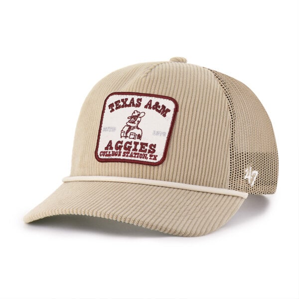 Unisex '47 Khaki Texas A&M Aggies Cordlandia Hitch Adjustable Hat
