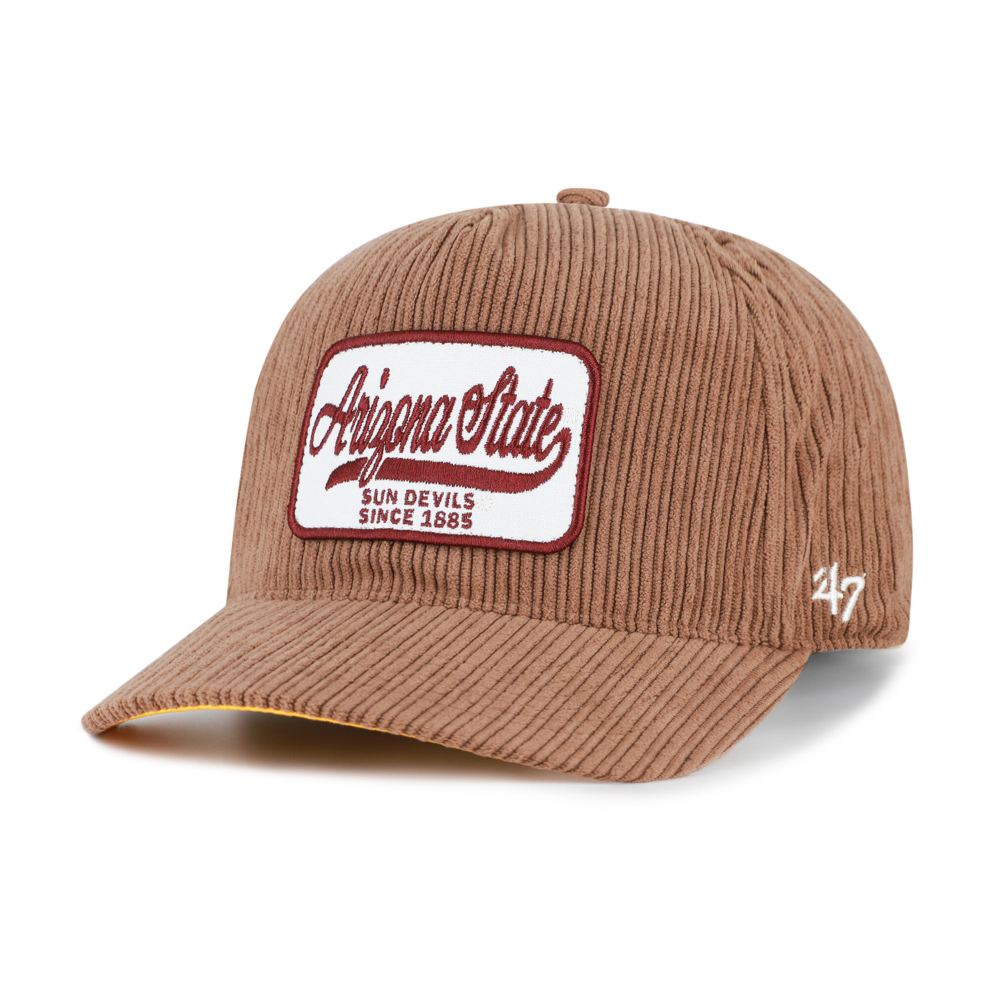 Unisex '47 Brown Arizona State Sun Devils Corduroy Patch Hitch Adjustable Hat