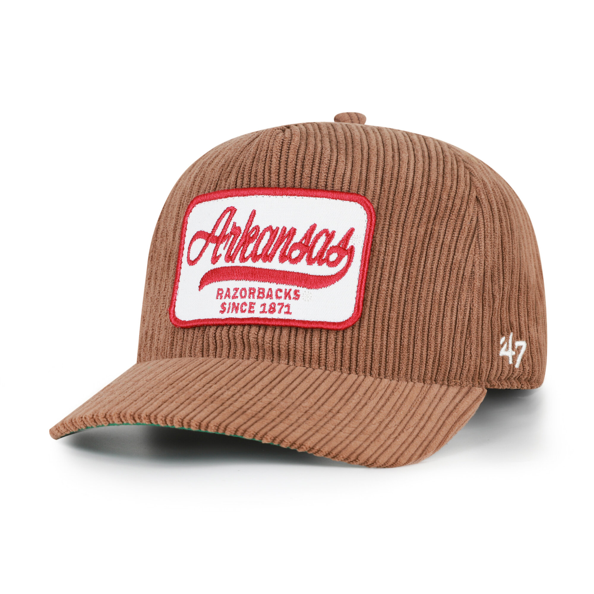 Unisex '47 Brown Arkansas Razorbacks Corduroy Patch Hitch Adjustable Hat