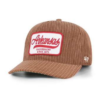 Unisex '47 Brown Arkansas Razorbacks Corduroy Patch Hitch Adjustable Hat