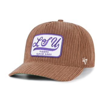 Unisex '47 Brown LSU Tigers Corduroy Patch Hitch Adjustable Hat
