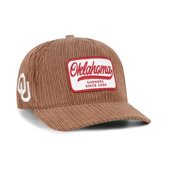 Unisex '47 Brown Oklahoma Sooners Corduroy Patch Hitch Adjustable Hat