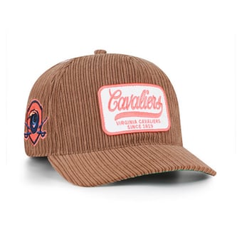 Unisex '47 Brown Virginia Cavaliers Corduroy Patch Hitch Adjustable Hat